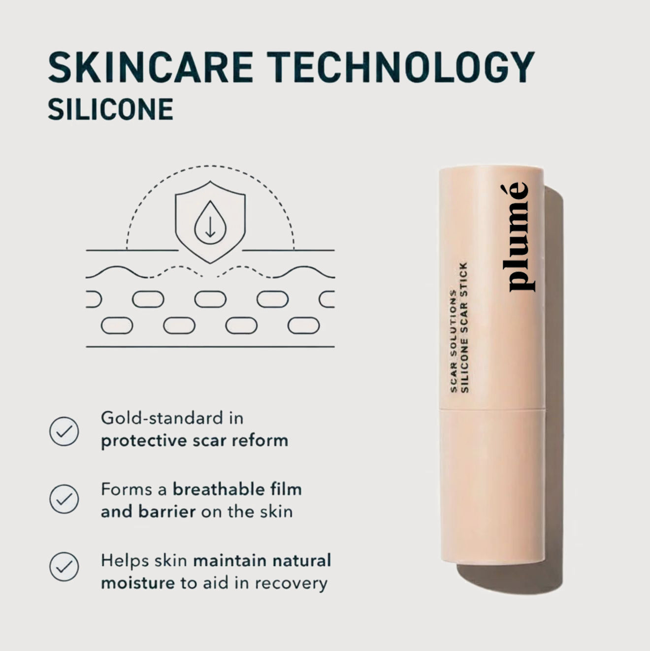SILICONE SCAR & WRINKLE SOLUTIONS STICK