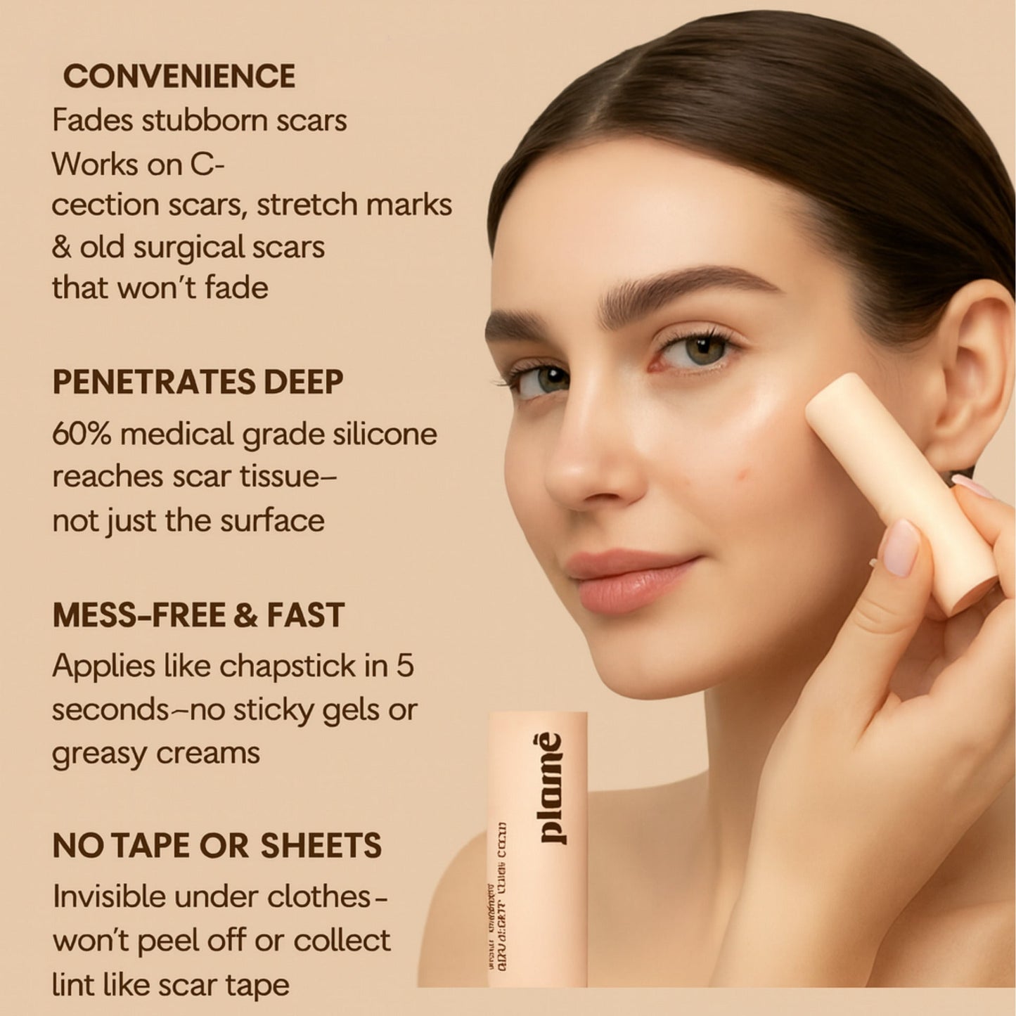 SILICONE SCAR & WRINKLE SOLUTIONS STICK